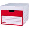 Viking Easy Assembly XL Archive Box Red 37,2 (W) x 46,9 (D) x 29,8 (H) cm Pack of 10