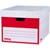 Office Depot Easy Assembly XL Archive Box Red 37.2 (W) x 46.9 (D) x 29.8 (H) cm Pack of 4