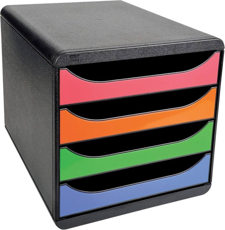 Exacompta Drawer Unit A4+ Multicolour 27.8 x 34.7 x 26.7 cm