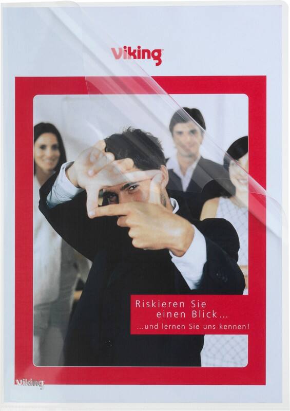 Viking Cut Back Folder A4 Transparent Polypropylene 21.7 x 4.8 x 29.7 cm Pack of 100