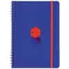 Foray Generation Notebook Blue, Red Ruled A5