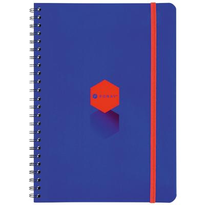 Foray Generation Notebook Blue, Red Ruled A5