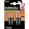 Duracell AAA Rechargeable Batteries Recharge Ultra HR03 900mAh NiMH 1.2V Pack of 4