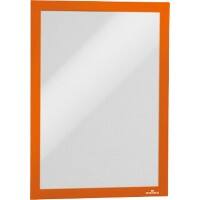 DURABLE Display Frame DURAFRAME Self-Adhesive Orange 487209 Pack of 2