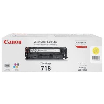 Canon 718 Original Toner Cartridge Yellow | Viking Direct UK