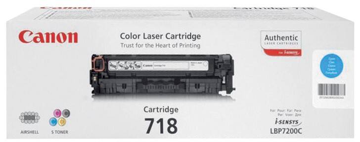 Canon 718C Original Toner Cartridge Cyan