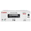 Canon 718BK Original Toner Cartridge Black