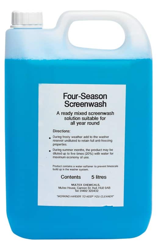 Chill Factor Four-Season Screen Wash 5 L Liquid Bottle
