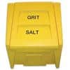 Dandy’s Salt Grit Bin 200 L Weatherproof with Lockable Lid Yellow