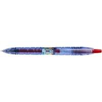 Pilot B2P Gel Retractable Rollerball Pen Fine 0.4 mm Red Pack of 10
