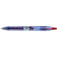 Pilot B2P Retractable Rollerball Pen Fine 0.4 mm Red Pack of 10