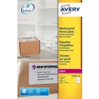 Avery L7994-25 Parcel Labels Permanent 99.1 x 139 mm White 25 Sheets of 4 Labels
