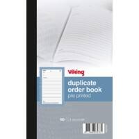 Viking Duplicate Book Special format Ruled Glued Assorted Perforated 4927941 200 Sheets