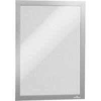 DURABLE Display Frame DURAFRAME Self-Adhesive A4 Silver Pack of 2
