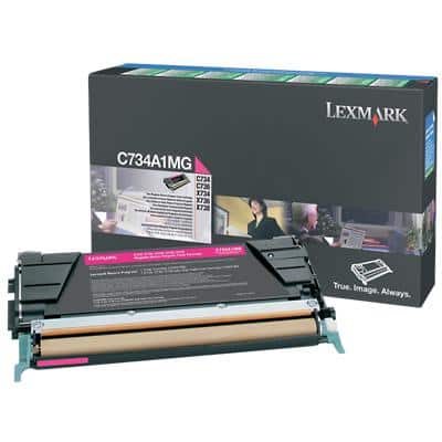 Lexmark C734A1MG Original Toner Cartridge Magenta