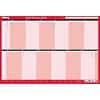 Office Depot Wall Mounted Staff Planner 2023 Landscape Red 91 x 61 cm