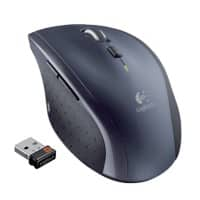 Logitech Wireless Ergonomic Mouse M705 Laser For Right-Handed Users With USB-A Nano Receiver Black