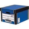 Bankers Box Premium Presto Classic Archive Boxes Blue 257(H) x 342(W) x 400(D) mm Pack of 10