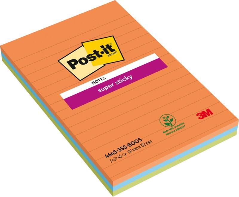 large lined post its