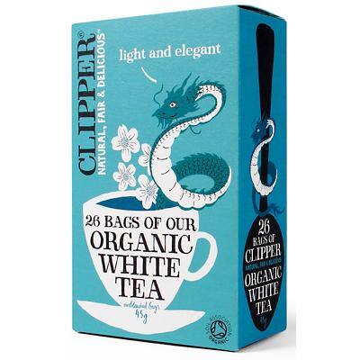 Clipper White Tea Pack of 26 | Viking Direct UK