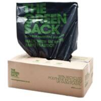 Green Sack Bin Bags 70 L Black PE (Polyethylene) 25 microns Pack of 200