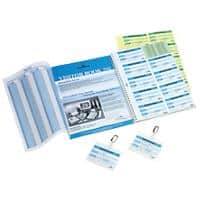 DURABLE Visitor Book Refill Pad 1466/00 White Ruled Perforated A4 6 x 9 cm 30 Sheets of Pack of 10