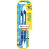 PaperMate InkJoy 300 RT Retractable Ballpoint Pen 0.3 mm Blue Pack of 2