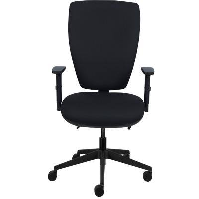 Basic Tilt Ergonomic Office Chair with Adjustable Armrest and Seat Air Care 2 Black