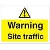 Warning Sign Site Traffic PVC 30 x 40 cm