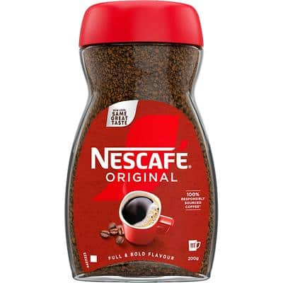 Nescafé Original Caffeinated Instant Coffee Jar Medium Dark 200 g