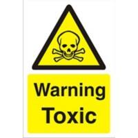 Warning Sign Highly Flammable PVC 45 x 60 cm