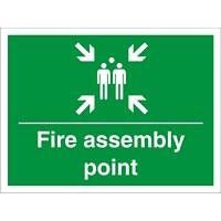 Construction Sign Assembly Point Fluted Board 45 x 60 cm