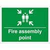 Construction Sign Assembly Point Fluted Board 45 x 60 cm