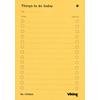 Viking Things To Do Pad A5 80 gsm Ruled 40 Sheets Pack of 5