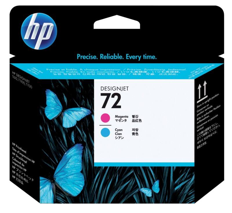 HP 72 Original Printhead C9383A Cyan, Magenta