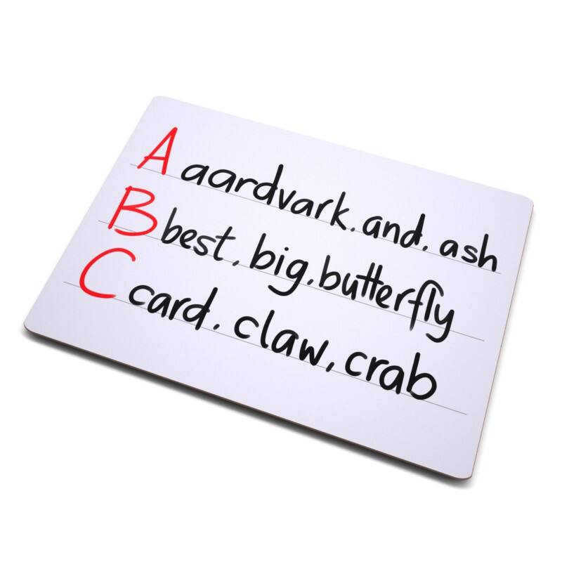 Show-me Dry Erase Board Double Sided 29.7 (W) x 29 (H) cm Pack of 30