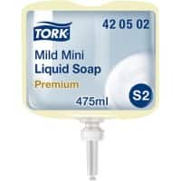 Tork Premium Mild Mini Hand Soap Liquid Fresh Scent S2 Light Yellow 420502 475 ml