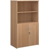 Dams International MFC (Melamine Faced Chipboard) Combination Unit 3 Shelves 800 x 470 x 1,440 mm Brown Beech
