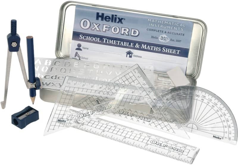 Helix Maths Set OXFORD Multi-Coloured