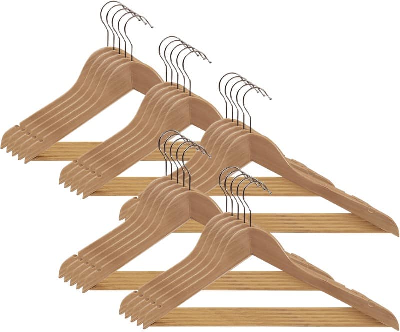 Alba Hanger 1 Hook Brown Pack of 25