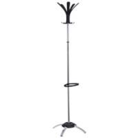 Alba Coat Stand PMCLEO 30 x 500 x 1750mm Chrome