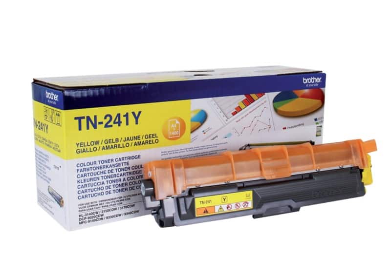 Brother TN-241Y Original Toner Cartridge Yellow