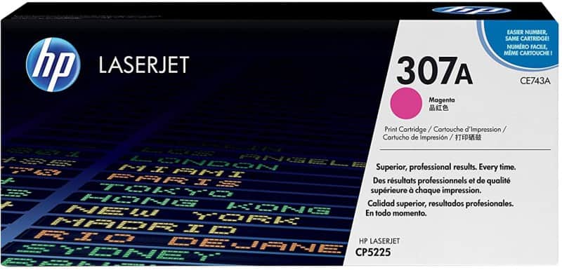 HP 307A Original Toner Cartridge CE743A Magenta