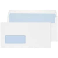 Viking Envelopes with Window DL 220 (W) x 110 (H) mm Self-adhesive Self Seal White 80 gsm Pack of 100