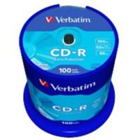 Verbatim CD-R 700 MB Extra Protection Spindle Pack of 100