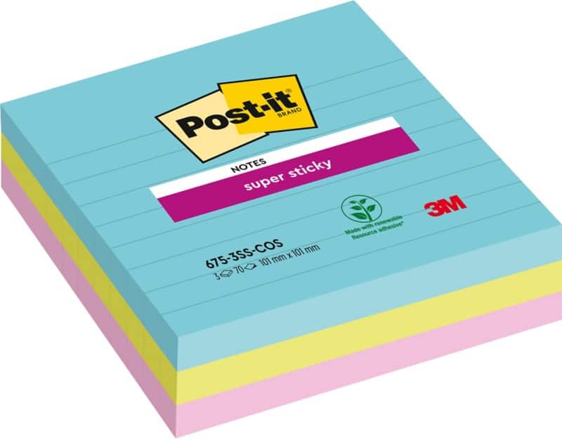large lined post its