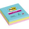 Post-it Super Sticky Large Lined Notes 101 x 101 mm Miami Assorted Colours 3 Pads of 70 Sheets