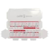 Viking Desk Calendar 2026, 2027 English 28 (W) x 8 (H) cm Red, White