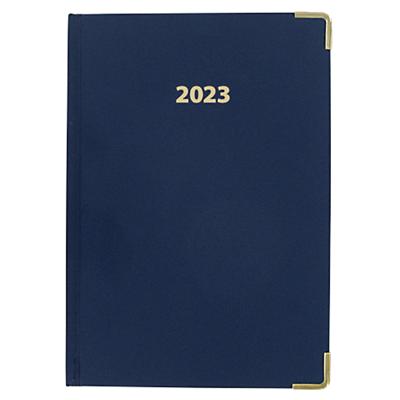 Office Depot Executive Diary 2022 A5 Week to view Paper Blue