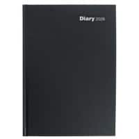 Viking Diary 2025 A4 1 Day per page English Black 5108571